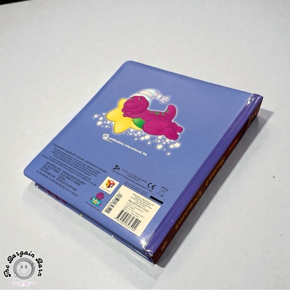 Barney Musical Treasury Sweet Dreams Sound Board Book Interactive Bedtime *RARE* - Picture 5 of 6